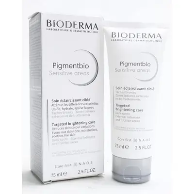 Bioderma Pigmentbio Sensitive Areas - 75ml | بايوديرما كريم لتفتيح المناطق الحساسة - 75 مل